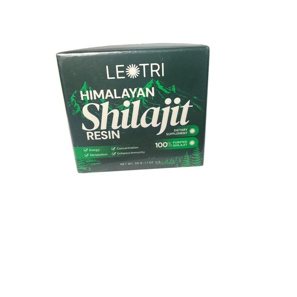 Shilajit Pure Himalayan Shilajit Resin: Authentic Fulvic Acid 30 Grams
